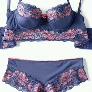 Purple&Pink Bra/Thong set